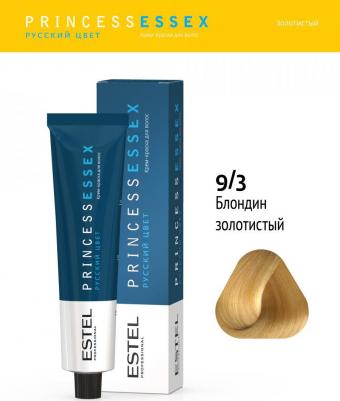 9/3 краска для волос, блондин золотистый / ESSEX Princess 60 мл – фото 14