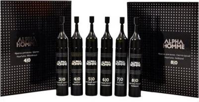 Alpha Homme, Краска пена против седины 5-0 Тон светлый шатен 10 мл – фото 2