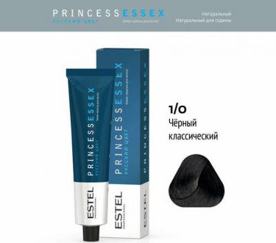 Essex Princess Крем-краска 1/0 черный классический, 60 мл