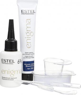 Краска для бровей и ресниц, иссиня-черный / Enigma – фото 2