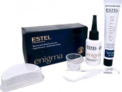 Краска для бровей и ресниц, иссиня-черный / Enigma – фото 5