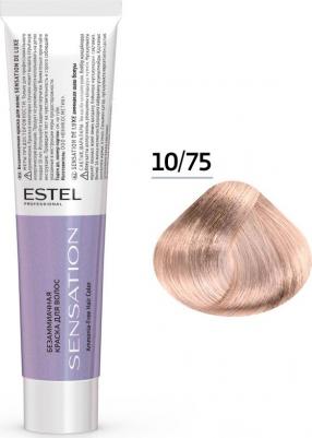 Краска для волос DE LUXE SENSATION 10/75 светлый блондин коричнево-красный 60 мл – фото 2