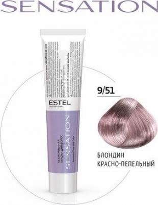 Краска для волос De Luxe Sensation 9/51 блондин красно-пепельный 60 мл – фото 2