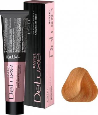 Краска для волос P/004 DE LUXE PASTEL краска-уход для окрашивания волос, персик 60 мл – фото 1