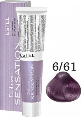 Краска для волос Sensation, 6/61 темно-русый фиолетово-пепельный, 60 мл – фото 2