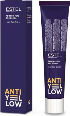 Краска-гель ANTI-YELLOW для окрашивания волос AY/76 коричнево-фиолетовый нюанс 60 мл