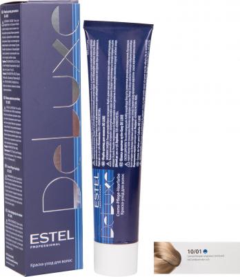 Краска-уход De-Luxe Базовые тона 10/01 натурально-пепельный 60 мл – фото 11