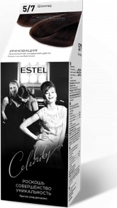 Краска-уход для волос Celebrity тон шоколад CL 5/7M – фото 16