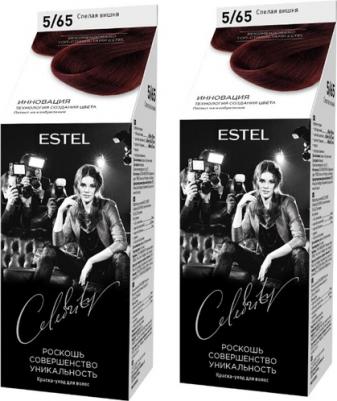 Краска-уход для волос Celebrity тон спелая вишня CL 5/65M – фото 1