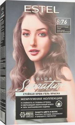 Крем-гель COLOR SIGNATURE для окрашивания волос 8.76 перламутровый туман 60+60+50 мл