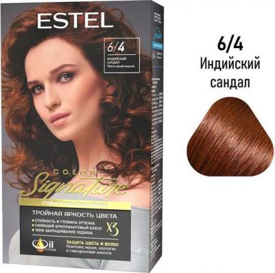 Крем-гель краска для волос Color Signature Индийский сандал 6/4 – фото 5