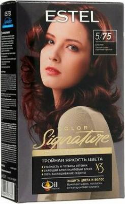 Крем-гель краска для волос Signature 5/75 брауни – фото 6