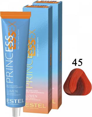 Крем-краска PRINCESS ESSEX LUMEN для мелирования волос 45 медно-красный 60 мл – фото 1