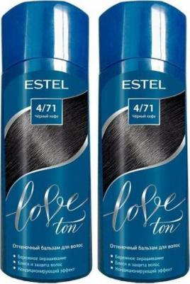 ЛАВ ТОН Бальзам оттеночный 4/71 Черный кофе 150мл – фото 4