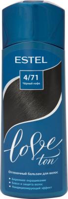 ЛАВ ТОН Бальзам оттеночный 4/71 Черный кофе 150мл – фото 6