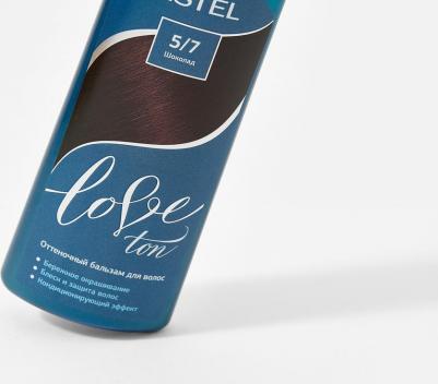 ЛАВ ТОН Бальзам оттеночный 5/7 Шоколад 150мл – фото 9