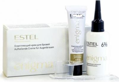 Осветлитель для волос ENIGMA комплект для осветления бровей и ресниц 20+30 мл – фото 2