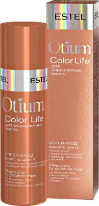Otium Blossom - Спрей-уход для окрашенных волос "Яркость цвета" 100 мл – фото 3