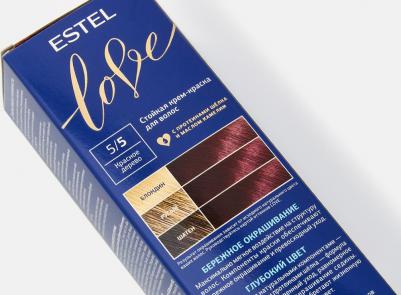 Стойкая крем-краска для волос Love тон 5/5 Красное дерево EL5/5 – фото 5