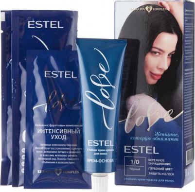 Стойкая крем-краска для волос Love тон 7/71 Коричневый перламутр EL7/71