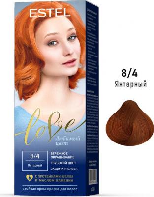 Стойкая крем-краска для волос Love тон 8/4 Янтарный EL8/4 – фото 3