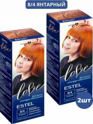 Стойкая крем-краска для волос Love тон 8/4 Янтарный EL8/4 – фото 7