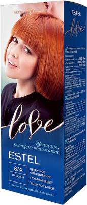 Стойкая крем-краска для волос Love тон 8/4 Янтарный EL8/4 – фото 10