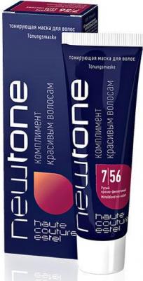 Тонирующая маска для волос Newtone - Русый красно-фиолетовый. 7/56 – фото 1