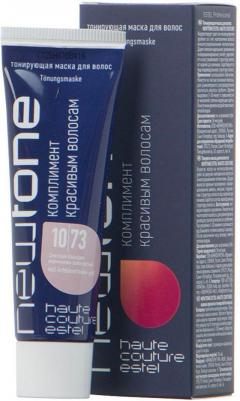 Тонирующая маска для волос Newtone - Светлый блондин коричнево-золотистый. 10/73 – фото 10