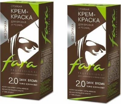 Краска для бровей и ресниц - 2.0 темно-коричневый – фото 10