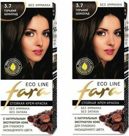 Краска для волос Eco Line 3.7 горький шоколад, 125 г 7054815 – фото 6