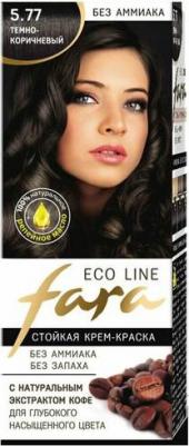 Краска для волос Eco Line 4.75 тёмно-каштановый, 125 г – фото 4