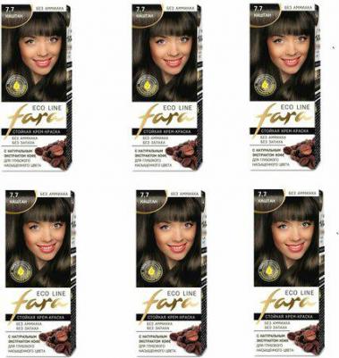 Краска для волос Eco Line 5.77 тёмно-коричневый, 125 г 4640011158602 – фото 8