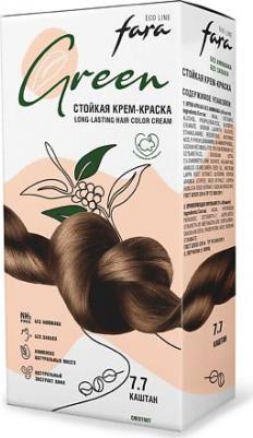 Краска для волос Eco Line Green 7.7 каштан 116 мл – фото 3