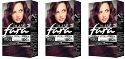 Краска для волос (Фара) Classic 503 В - Баклажан