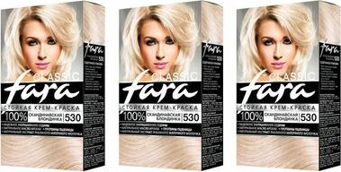 Краска для волос (Фара) Classic 530 - Скандинавская блондинка – фото 6