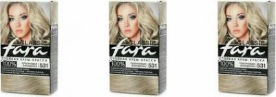 Краска для волос (Фара) Classic 531 - Платиновая блондинка – фото 2