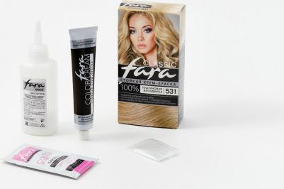 Краска для волос (Фара) Classic 531 - Платиновая блондинка – фото 9