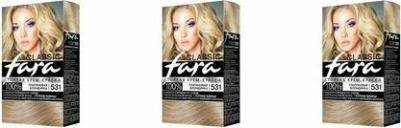 Краска для волос (Фара) Classic 531 - Платиновая блондинка – фото 20