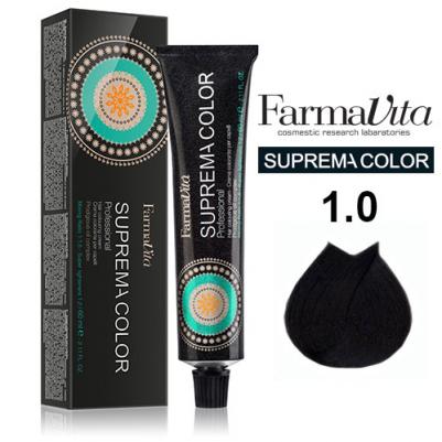 1.0 краска для волос, черный / SUPREMA 60 мл – фото 2
