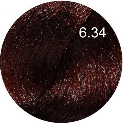 6.34 краска для волос, темный блондин золотисто-медный / LIFE COLOR PLUS 100 мл – фото 7