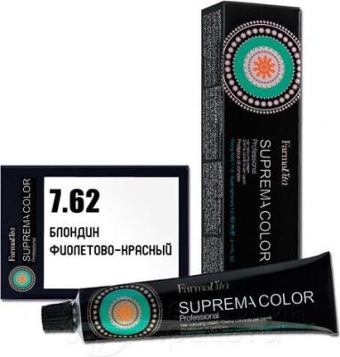 7.62 краска для волос, блондин фиолетово-красный / SUPREMA 60 мл – фото 6