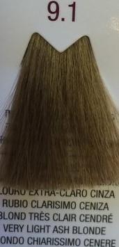 9.1 краска для волос, очень светлый блондин пепельный / LIFE COLOR PLUS 100 мл – фото 3