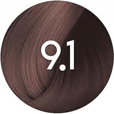 9.1 краска для волос, очень светлый блондин пепельный / SUPREMA 60 мл – фото 4