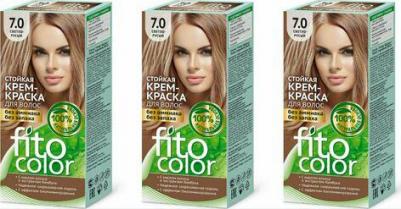 Fitocolor Крем-краска для волос №7.0 (светло-русый) 115мл – фото 3