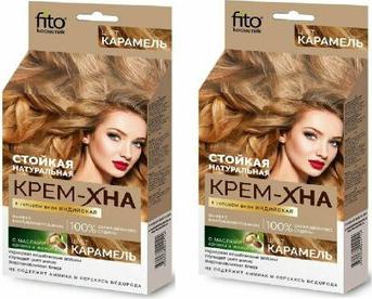 Краска для волос Крем-Хна Индийская в готовом виде Карамель – фото 2
