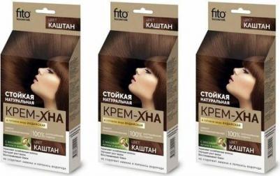 Краска для волос Крем-Хна Индийская в готовом виде Каштан – фото 6