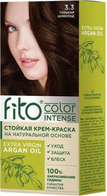 Крем-краска для волос Fito Color Intense тон 3.3 Горький шоколад, 115 мл – фото 1