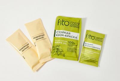 Крем-краска для волос Fito Color Intense тон 3.3 Горький шоколад, 115 мл – фото 3