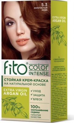 Стойкая крем-краска для волос Fito color intense тон 5.3 золотистый кофе, 115 мл – фото 6